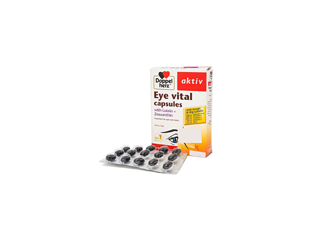Eye Vital Doppelherz Aktiv tăng cường thị lực hộp 2 vỉ x 15 viên