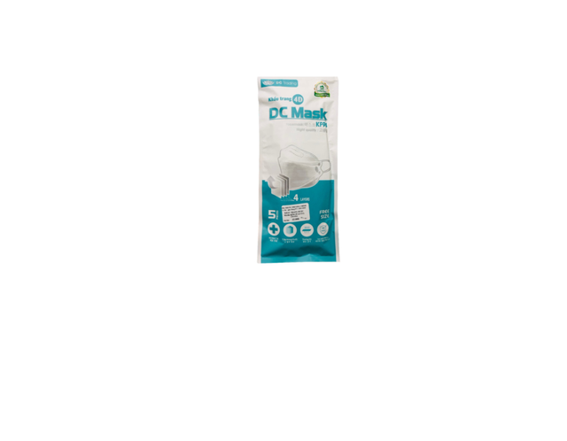 Khẩu trang 4D Dũng Công DC Mask KF94 màu ghi( túi 10 chiếc)