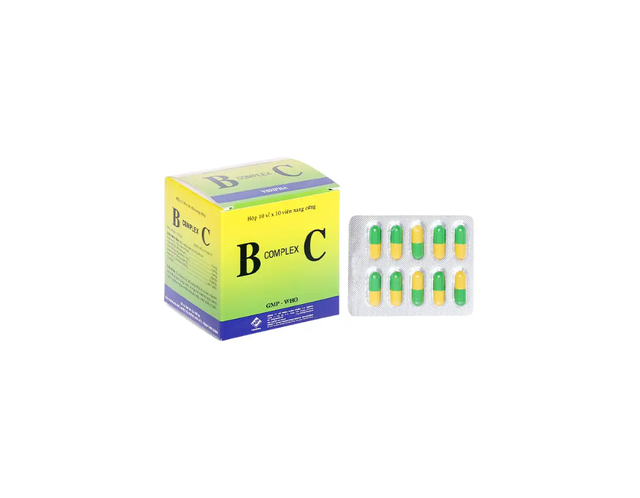 Thuốc B Complex C Vidipha dự phòng và bổ sung thiếu hụt vitamin nhóm B, C (Hộp 10 vỉ x 10 viên)