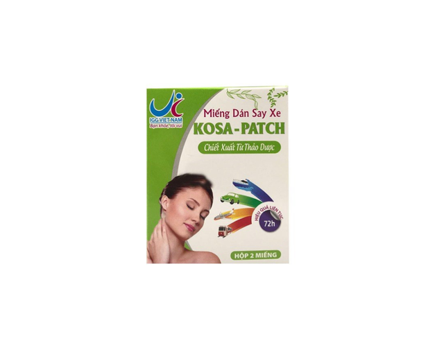 Miếng dán say xe KOSA PATCH ( Hộp 2 miếng)