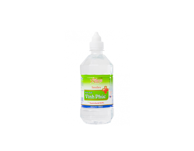 Nước muối sinh lý Natriclorid 0.9% Phúc Vinh (Chai 1000ml)