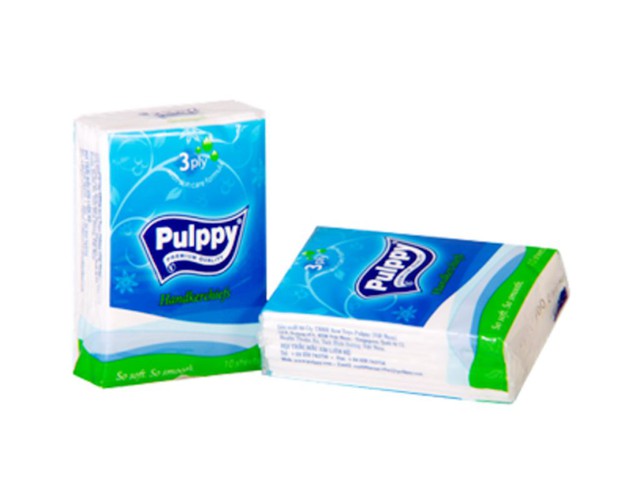 Khăn giấy bỏ túi thú Pulppy dùng làm sạch (Lốc 6 gói)