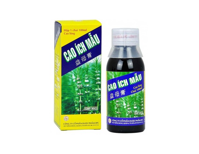 Thuốc Cao Ích Mẫu OPC điều trị kinh nguyệt không đều (Chai 100ml)