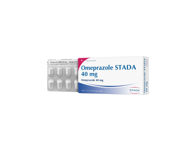 Thuốc Esomeprazole Stada 40mg điều trị trào ngược dạ dày, thực quản (Hộp 3 vỉ x 10 viên)