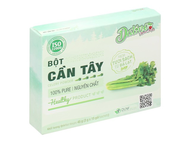 Bột cần tây Datino Sac hỗ trợ giảm cholesterol xấu trong máu  (15 gói x 3g)