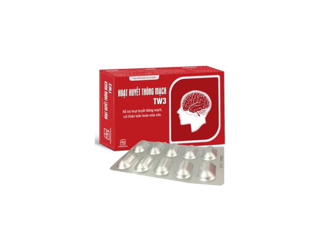 Viên uống Hoạt huyết thông mạch tăng cường lưu thông máu, cải thiện tuần hoàn máu TW3 (Hộp 3 vỉ x 10 viên)