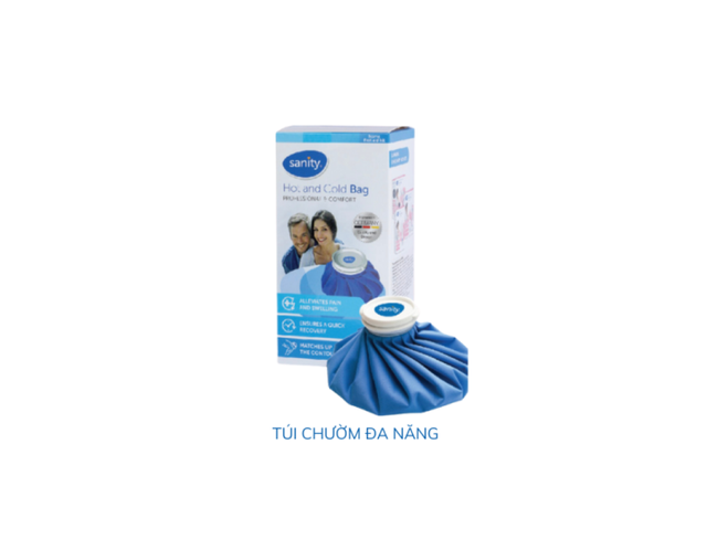 Túi chườm nóng lạnh Sanity S6402 giảm đau nhức, hạ sốt, giữ ấm cơ thể, giúp cải thiện tình trạng đau bụng kinh
