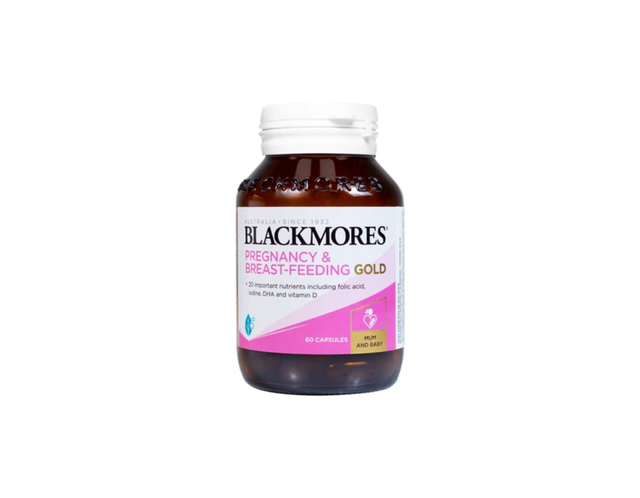 Viên uống Blackmores Pregnancy & Breast - Feeding Gold cung cấp vitamin và khoáng chất (60 viên)