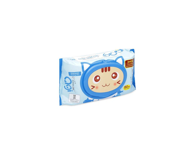 Khăn ướt Agi không mùi ( Gói 80 tờ)