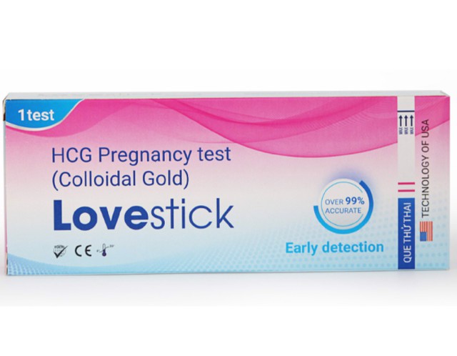 Que thử thai Lovestick (HCG Pregnancy test)-(SĐK - 22)