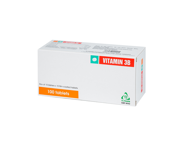 Thuốc Vitamin 3B Tab TVP ( hộp 10 vỉ x 10 viên)