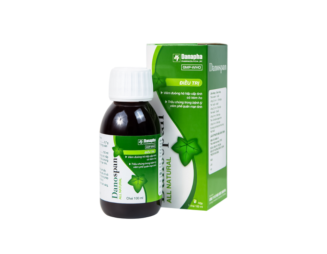 Thuốc Danospan Syr Danapha trị viêm đường hô hấp cấp ( lọ 100ml)