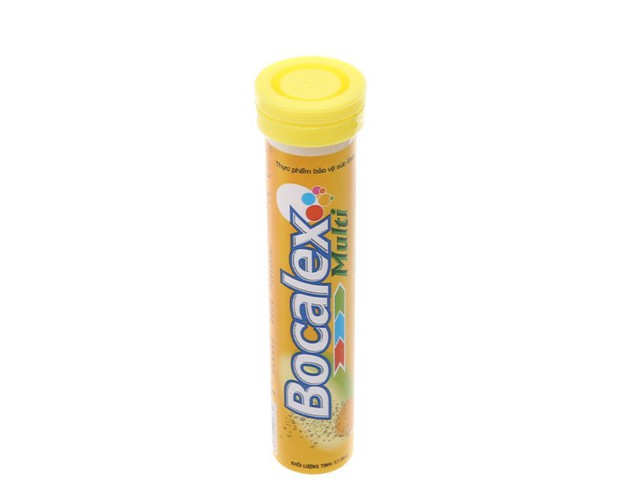 Viên sủi Bocalex Multi bổ sung vitamin, hỗ trợ tăng đề kháng (Tuýp 20 viên)