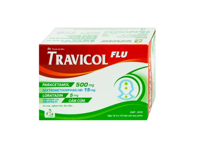 Thuốc Travicol Flu giảm nhanh các triệu chứng do cảm cúm