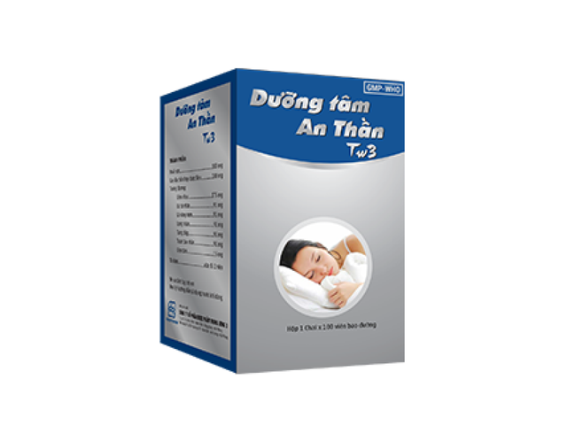 Thuốc Dưỡng Tâm An Thần TW3 điều trị mất ngủ do lo âu, làm việc quá sức (Hộp 1 lọ 100 viên)