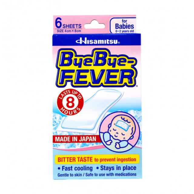 Miếng dán ByeBye Fever hạ sốt cho bé (8 gói x 2 miếng)