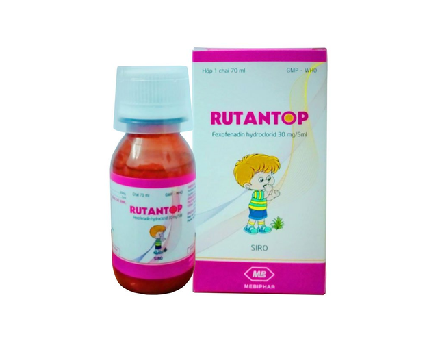 Thuốc Rutantop điều trị triệu chứng viêm mũi dị ứng (Chai 70ml)