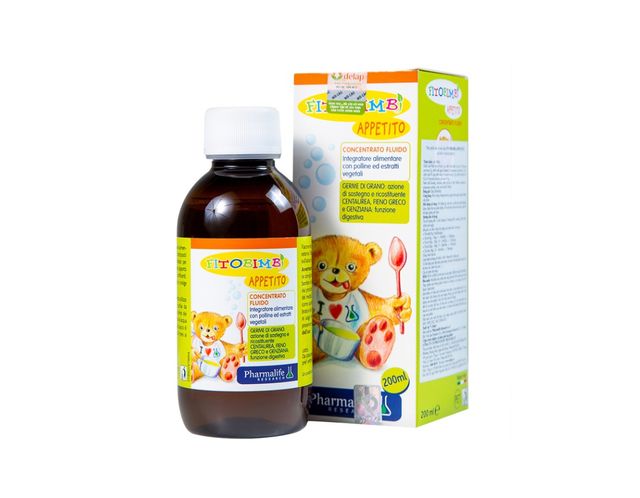 Siro Fitobimbi Appetito hỗ trợ tăng cường tiêu hóa cho bé (Chai 200ml)