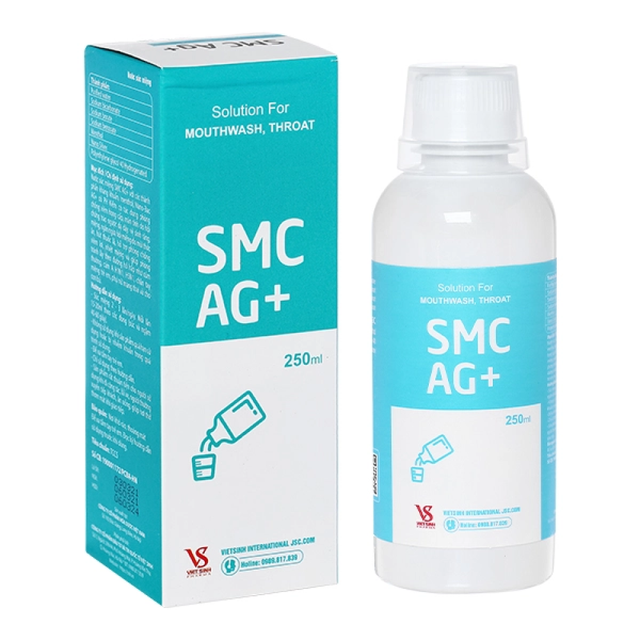 Nước súc miệng SMC AG+ giảm hôi miệng (chai 250ml)