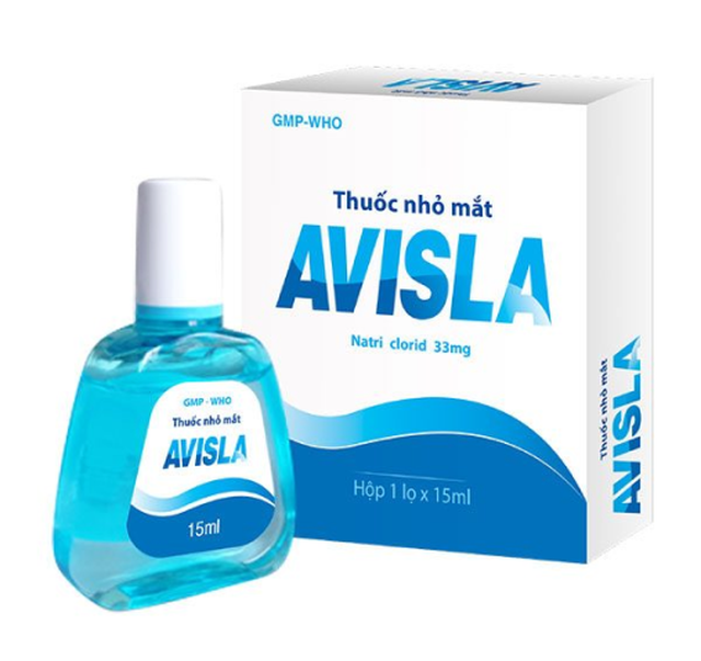 Thuốc nhỏ mắt Avisla vệ sinh và phòng ngừa đau mắt (Lọ 15ml)