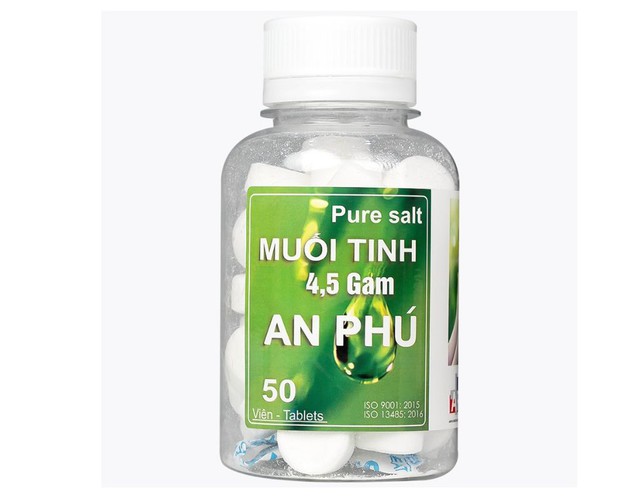 Viên muối tinh An Phú 4.5g (hộp 50 viên)