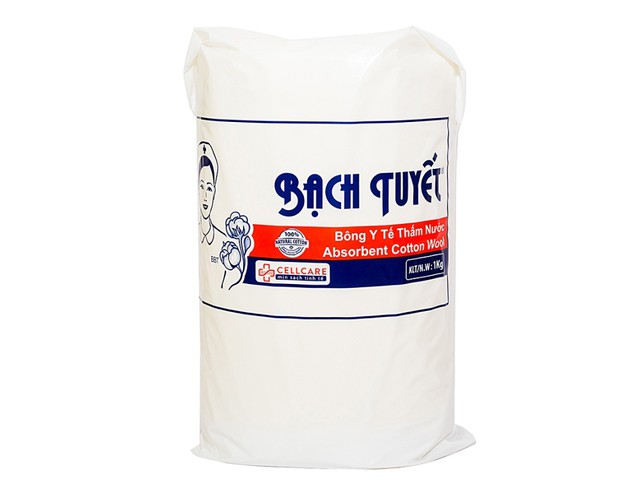 Bông bạch tuyết chăm sóc vết thương (Gói 1 kg)
