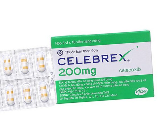 Thuốc Celebrex 200mg giảm đau, kháng viêm xương khớp (Hộp 3 vỉ x 10 viên)