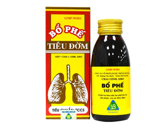 Siro bổ phế Yên Bái tiêu đờm (Chai 125ml)