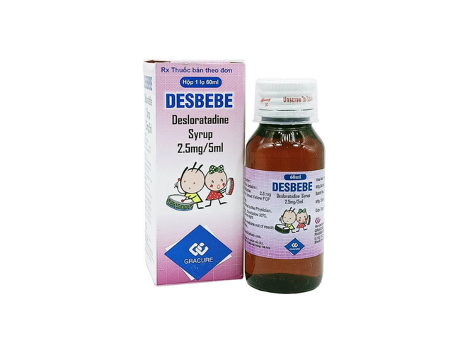 Thuốc Siro Desbebe 2.5mg/5ml điều trị viêm mũi dị ứng (Chai 60ml)
