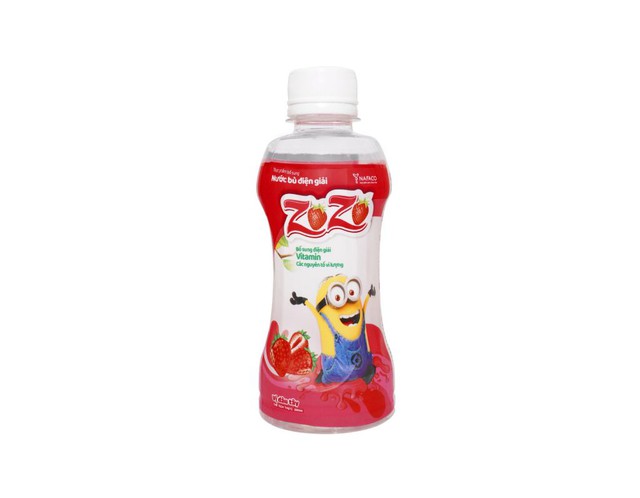 Nước bù điện giải ZoZo Dâu tây giúp bổ sung nước, các chất điện giải cho cơ thể ( Chai 250ml)