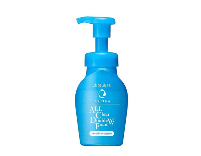 Sữa rửa mặt tạo bọt Senka Speedy Perfect Whip giúp loại bỏ dầu thừa và bụi bẩn trên da (Chai 150ml)
