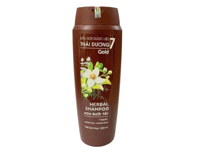 Dầu gội dược liệu Thái Dương 7 Hoa Bưởi Tây cho mái tóc mềm mượt bồng bềnh (Chai 200ml)