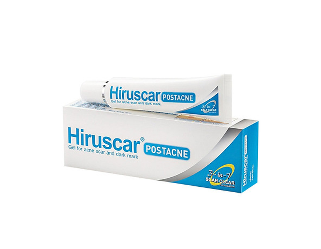 Gel Hiruscar Post Acne giúp làm mờ sẹo mụn và thâm mụn (Hộp 1 tuýp 5g)