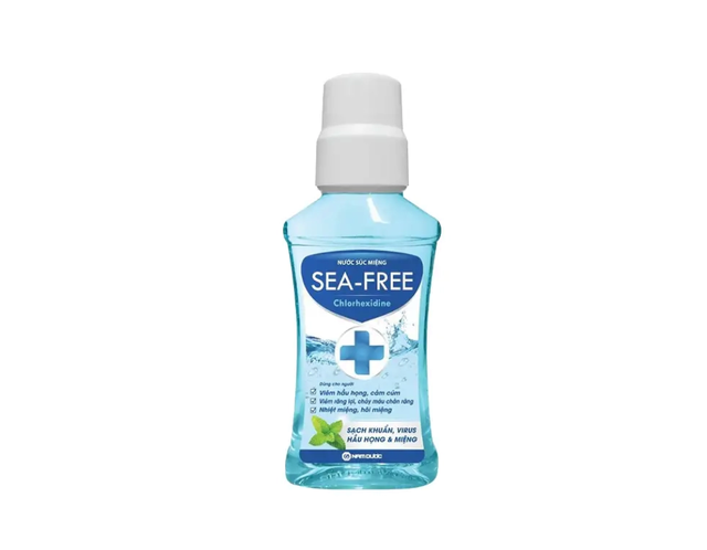 Nước súc miệng Sea - Free Chlorhexidine làm sạch khoang miệng (Chai 250ml)