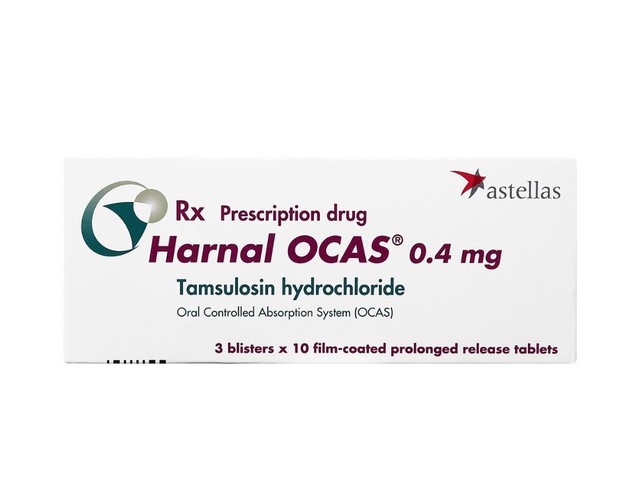 Thuốc Harnal Ocas 0.4mg điều trị hội chứng tăng sản lành tính ở tuyến tiền liệt (Hộp 3 vỉ x 10 viên)