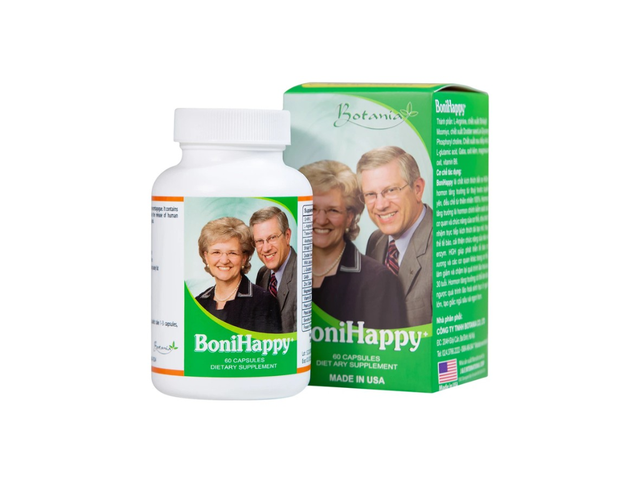 Viên uống BoniHappy Botania hỗ trợ điều trị mất ngủ, cải thiện và phục hồi sức khỏe (Hộp 60 viên)