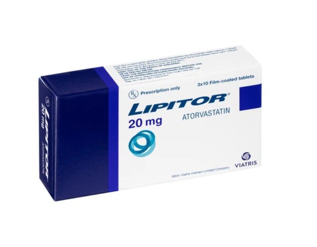 Thuốc Lipitor 20mg Pfizer điều trị tăng cholesterol toàn phần (Hộp 3 vỉ x 10 viên)