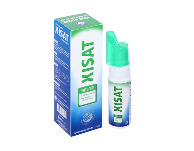 Xịt mũi Xisat hỗ trợ giảm viêm xoang (Chai 75ml)