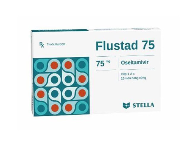 Thuốc Flustad 75 Cap Stella điều trị cúm ở người lớn và trẻ em (Hộp 1 vỉ x 10 viên)