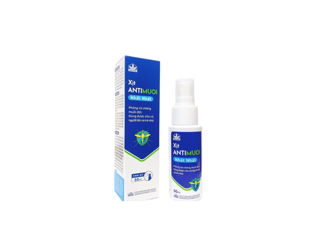 Xịt AntiMuoi Nhất Nhất ngăn ngừa muỗi và côn trùng (chai 60ml)