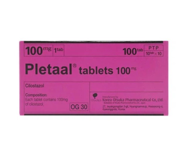 Thuốc Pletaal 100mg điều trị thiếu máu cục bộ (Hộp 10 vỉ x 10 viên)
