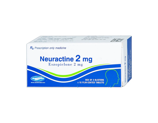 Thuốc Neuractine 2mg SaVi điều trị chứng mất ngủ (Hộp 3 vỉ x 10 viên)