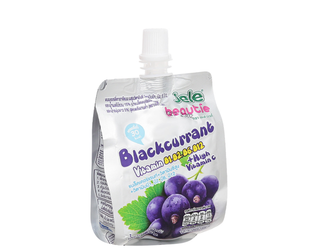 Nước ép trái cây thạch Blackcurrant Jele tăng sức đề kháng (Túi 150g)