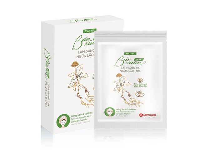  Mặt nạ Bảo Xuân Skin làm sáng da ngăn ngừa lão hóa (Hộp 10 miếng)