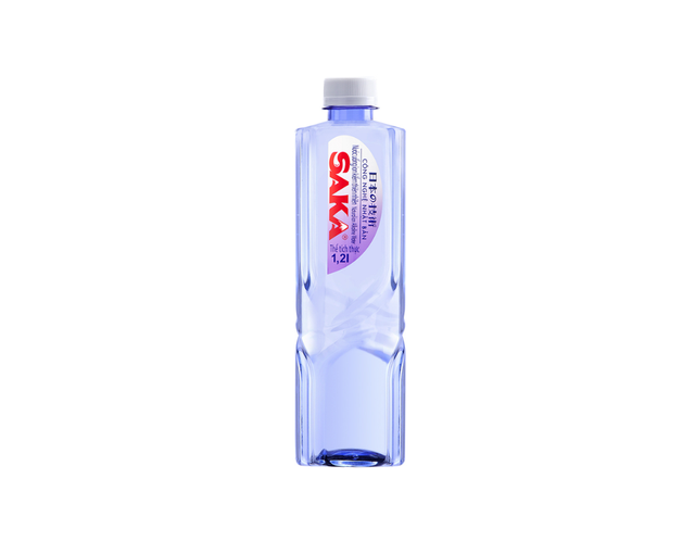 Nước uống ion kiềm Saka cân bằng pH, nâng cao sức khỏe (Chai 1,2 lít)