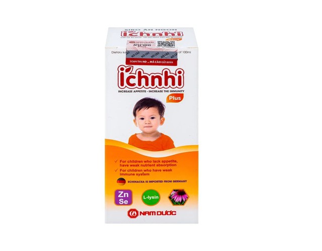 Siro Ăn ngon Ích Nhi Plus  giúp trẻ ăn ngon (Lọ 100ml)