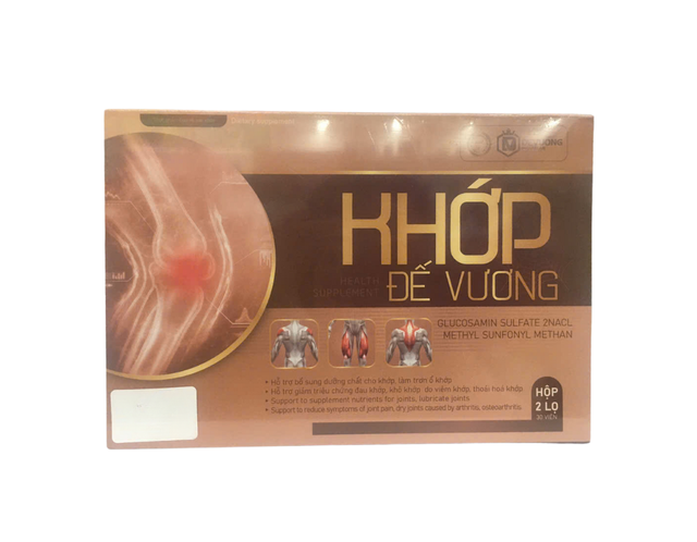 Khớp Đế Vương bổ sung dưỡng chất cho khớp (Hộp 2 lọ x 60 viên)