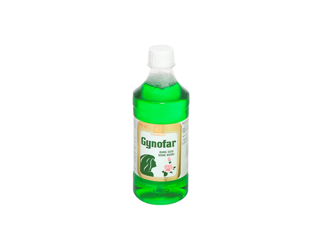 Dung dịch vệ sinh phụ nữ Gynofar điều trị ngứa âm hộ, viêm âm đạo (Chai 500ml)