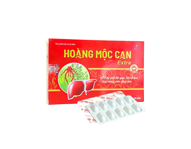 Viên uống Hoàng Mộc Can Extra Harifo nhuận gan, lợi mật, chống viêm (Hộp 3 vỉ x 10 viên)