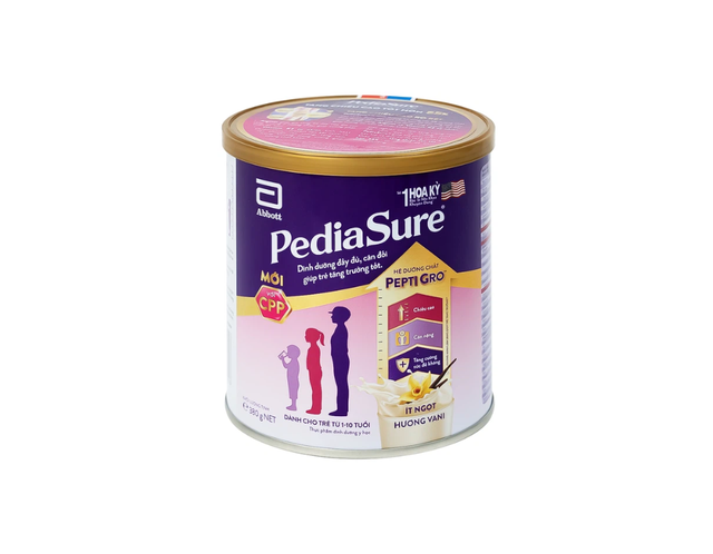 Sữa bột Pediasure hương vani bổ sung dinh dưỡng cho bé tư 1-10 tuổi (380g)